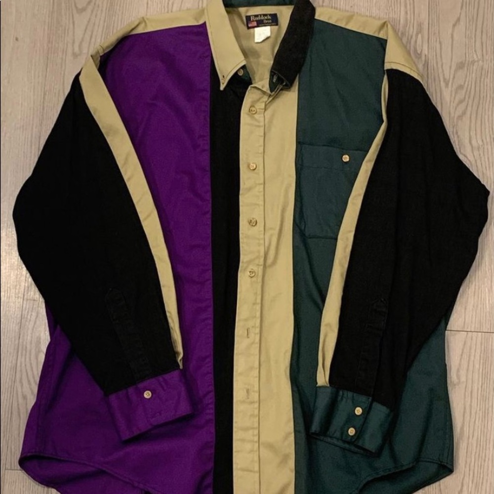 Vintage Color block Polo. Extremely 90’s